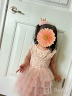 img 1 attached to Cilucu Baby Girls Party Dress: A Beautiful Peachy Pink Tutu For Special Occasions review by Barry Shaker