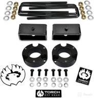 🔦 torch 3" front 2" rear leveling lift kit for 1995-2004 toyota tacoma 2wd 4wd trd sr5 - 6 lug wheel bolt pattern only logo