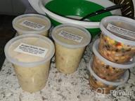 img 1 attached to 40 Pack Of Durable 8 Oz. Deli Containers With Lids - Perfect For Food Storage And Slime Making review by Chris Lapan