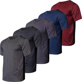 img 4 attached to Pack Active Dryfit Sleeve Top Set Boys' Clothing : Tops, Tees & Shirts