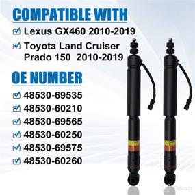 img 3 attached to 🔧 High-Quality LUFT MEISTER 48530-69535 Rear Shock Absorber for Lexus GX460 & Toyota Land Cruiser Prado 150 (2010-2017)