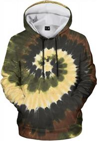 img 4 attached to Stay Cool And Trendy With Our Men'S Tie Dye Hoodies - Shop Now!
