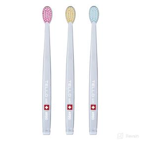 img 4 attached to 🦷 Gentle Cleaning Ergonomic Oral Care Toothbrush from Switzerland