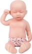 realistic 15-inch full silicone baby doll - not vinyl material, perfect newborn recreation logo
