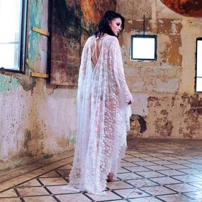 img 1 attached to 👗 Stylish Oversize Cover Loose Kaftan: The Perfect Women's Clothing for Swimsuits & Cover Ups