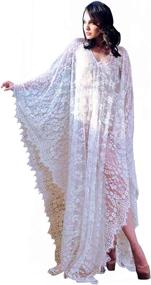 img 3 attached to 👗 Stylish Oversize Cover Loose Kaftan: The Perfect Women's Clothing for Swimsuits & Cover Ups
