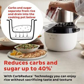 img 3 attached to Instant Pot 20-Cup Rice Cooker, Carb Reducing Multi-Cooker For Grains & Rice With 8 Presets - No Compromise On Taste Or Texture