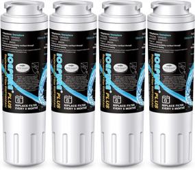 img 4 attached to ICEPURE PLUS NSF53 Certified UKF8001 Refrigerator Water Filter, Compatible With Maytag UKF8001, UKF8001AXX, UKF8001P, Whirlpool 4396395, 469006, EDR4RXD1, EveryDrop Filter 4, Puriclean II, 4 Pack