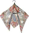 shanlin scarves bandana 27x27 sq27 paisley brown women's accessories - scarves & wraps logo