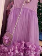 img 1 attached to Girls Dress Handbag Purple Princess: Stylish Clothing for Little Girls review by Brandon Guidroz