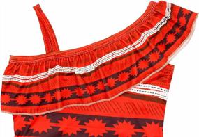 img 1 attached to Adorable Little Girls Swimwear Set For Summer Fun - Jurebecia Two-Piece Bikini/Tankini In Red - Available In Sizes 2-10 Years