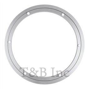 img 4 attached to 14 Inch Aluminum Lazy Susan Turntable Bearing Swivel Plate Rotating Mechanism Hardware Kit Base Only