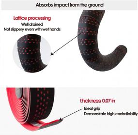 img 1 attached to Upgrade Your Bike Handlebars With GORIX Bar Tape: Road And Mountain Cycling Grip Wrap With Bar Plugs - 2 Color Options (GX-063BD)