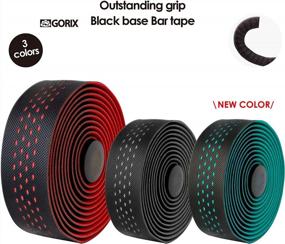 img 3 attached to Upgrade Your Bike Handlebars With GORIX Bar Tape: Road And Mountain Cycling Grip Wrap With Bar Plugs - 2 Color Options (GX-063BD)