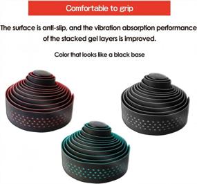 img 2 attached to Upgrade Your Bike Handlebars With GORIX Bar Tape: Road And Mountain Cycling Grip Wrap With Bar Plugs - 2 Color Options (GX-063BD)