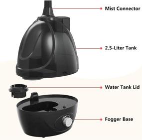 img 3 attached to 🦎 BETAZOOER Reptile Humidifier Mister Fogger with Extension Tube/Hose, Ideal for Reptiles, Amphibians, Herps, Vivariums, Terrariums, and Enclosures (2.5L Tank)