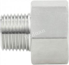 img 1 attached to Beduan Stainless Steel Garden Hose Adapter: Connect 3/4" GHT Female To 3/4" NPT Male For Perfect Fittings