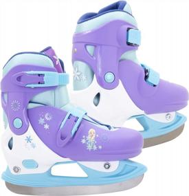 img 3 attached to Youth Size 8-11 Disney Frozen 2 Purple Hedstrom Adjustable Ice Skates - 40-80001WC