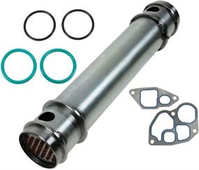 img 3 attached to 🔥 Premium Oil Cooler Kit for 1994-2003 Ford F250 F350 F450 F550 E350 E450 E550 7.3L Powerstroke Diesel Engines - Includes Gasket and Seal - Replace Part 1C3Z-6A642-AA