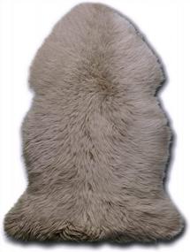 img 4 attached to Indulge In Ultimate Comfort With WaySoft Genuine New Zealand Sheepskin Rug: Perfect For Living Room, Bedroom, Chair And Motorcycle Seat Cover