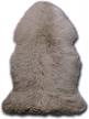 indulge in ultimate comfort with waysoft genuine new zealand sheepskin rug: perfect for living room, bedroom, chair and motorcycle seat cover logo
