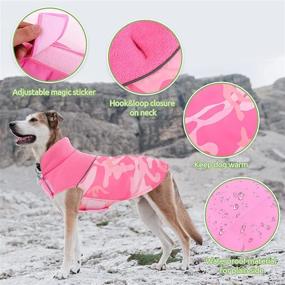 img 2 attached to 🐶 ASENKU Dog Winter Coat – Waterproof Camouflage Jacket for Cold Weather, Pink XL – Ideal for Small Medium Large Dogs