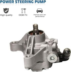 img 3 attached to 🔧 Power Steering Pump 21-5419 Compatible with 2002-2006 Acura RSX 2.0L, 2006-2008 Acura TSX 2.4L, 2006-2007 Honda Accord 2.4L, 2002, 2005-2011 Honda CR-V 2.4L, and 2006-2011 Honda Element 2.4L Power Assist Pump