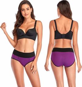 img 2 attached to Annemy Women'S High-Waist No Muffin Top Briefs: Comfortable And Flattering Underwear For Women Of All Sizes!