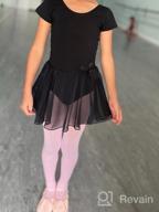 img 1 attached to AUKARENY Leotard Skirted Sleeve Ballet Girls' Clothing: Stylish and Comfortable Attire for Young Dancers review by Chad Sornsin