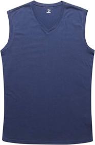 img 2 attached to Y2Y2 Sleeveless T Shirt Charcoal Heather Men's Clothing for Active