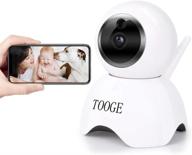 🐾 stay connected with your pet: wifi pet dog camera with night vision and 2-way audio - toogee pet monitor for indoor home security and remote monitoring of baby, elderly, and nanny - motion detection included logo