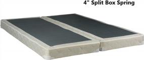 img 2 attached to Queen Size Greaton Split Low Profile Traditional Box Spring/Foundation With Metal Assembly For Mattress