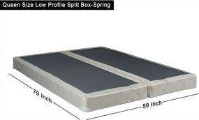 img 3 attached to Queen Size Greaton Split Low Profile Traditional Box Spring/Foundation With Metal Assembly For Mattress