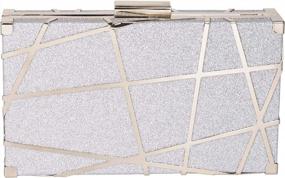 img 4 attached to Shine Bright Like A Diamond With Tanpell'S Sparkling Women'S Evening Clutch Purse