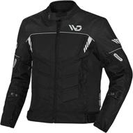 🧥 wd motorsports vegas 1.0 textile motorcycle jacket – all-season men's biker jacket with ce approved armors – soft & comfortable motorcycle protective jacket w/ width adjustment & air vent zipper logo