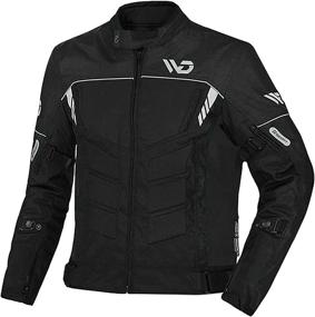 img 4 attached to 🧥 WD Motorsports Vegas 1.0 Textile Motorcycle Jacket – All-Season Men's Biker Jacket with CE Approved Armors – Soft & Comfortable Motorcycle Protective Jacket w/ Width Adjustment & Air Vent Zipper