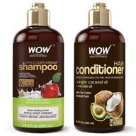 🍏 revitalizing apple cider vinegar shampoo conditioner: optimal hair care duo for healthy and nourished hair logo