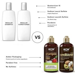img 1 attached to 🍏 Revitalizing Apple Cider Vinegar Shampoo Conditioner: Optimal Hair Care Duo for Healthy and Nourished Hair