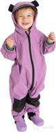 🌧️ toddler rain suit - waterproof coverall for kids with one-piece weather resistant baby jacket - muddy buddy logo