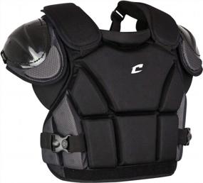 img 2 attached to Large Black Champro Chest Protector For Umpires