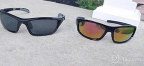 img 8 attached to Hulislem S1 мужские поляризованные спортивные очки: исключительное видение и стиль в движении