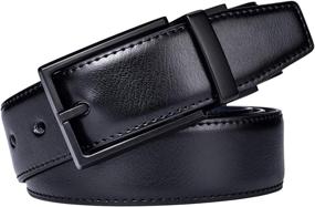 img 2 attached to 👔 Beltox Leather Reversible Rotated Box: The Ultimate Black Men's Accessories Collection for Belts