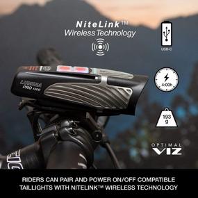 img 2 attached to Water-Resistant NiteRider Lumina Pro 1300 Bike Light With NiteLink Rechargeable MTB Road Commuter LED Front Light For Powerful Lumens And Easy Installation, Improves Cycling Safety