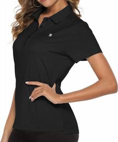 img 2 attached to TBMPOY Women'S Golf Polo T Shirts Lightweight Moisture Wicking Short Sleeve Shirt Quick Dry 4-Button