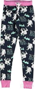 img 2 attached to 🐻 Stay Cozy Together: Yeti for Bed Matching Family Pajama Sets - Adults, Kids, and Infants