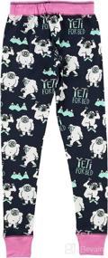 img 1 attached to 🐻 Stay Cozy Together: Yeti for Bed Matching Family Pajama Sets - Adults, Kids, and Infants