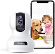 📷 vimtag indoor security camera 1080p - baby camera | sound detection, clear night vision, 2-way talk | cloud/sd storage, 24/7 video | works with alexa - ideal for home, pets, children, elderly - updated version logo
