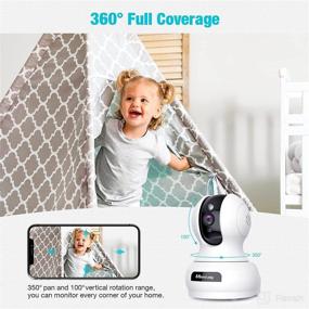 img 2 attached to 📷 Vimtag Indoor Security Camera 1080p - Baby Camera | Sound Detection, Clear Night Vision, 2-Way Talk | Cloud/SD Storage, 24/7 Video | Works with Alexa - Ideal for Home, Pets, Children, Elderly - Updated Version
