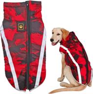 stay warm and stylish: didog warm fleece dog winter coat jacket for medium large dogs логотип