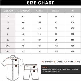 img 1 attached to YUNCLOS Men'S Floral 2 Piece Tracksuit Short Sleeve Top And Shorts